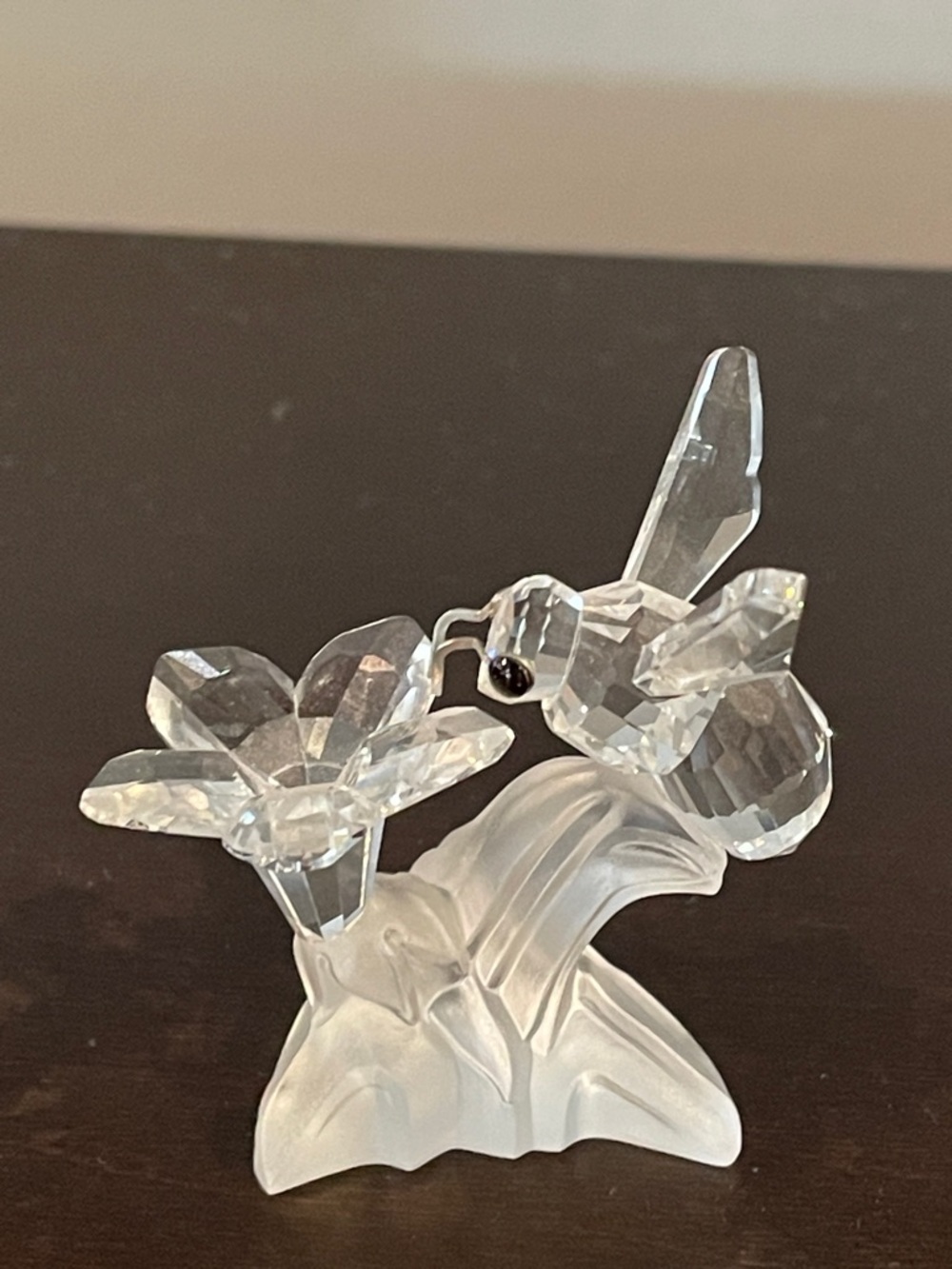 Swarovski Silver Crystal Bumblebee and Flower
